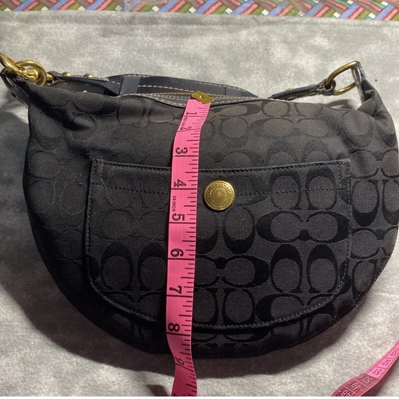 Coach Black and Gold Hobo Bag - Picture 9 of 12